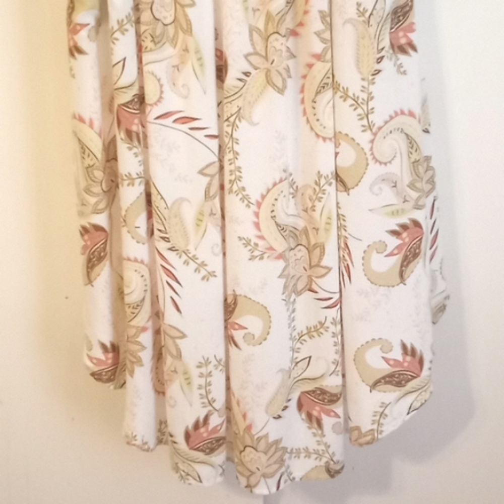 J.Jill Pretty Floral Paisley Dress in Size Medium - Picture 3 of 12